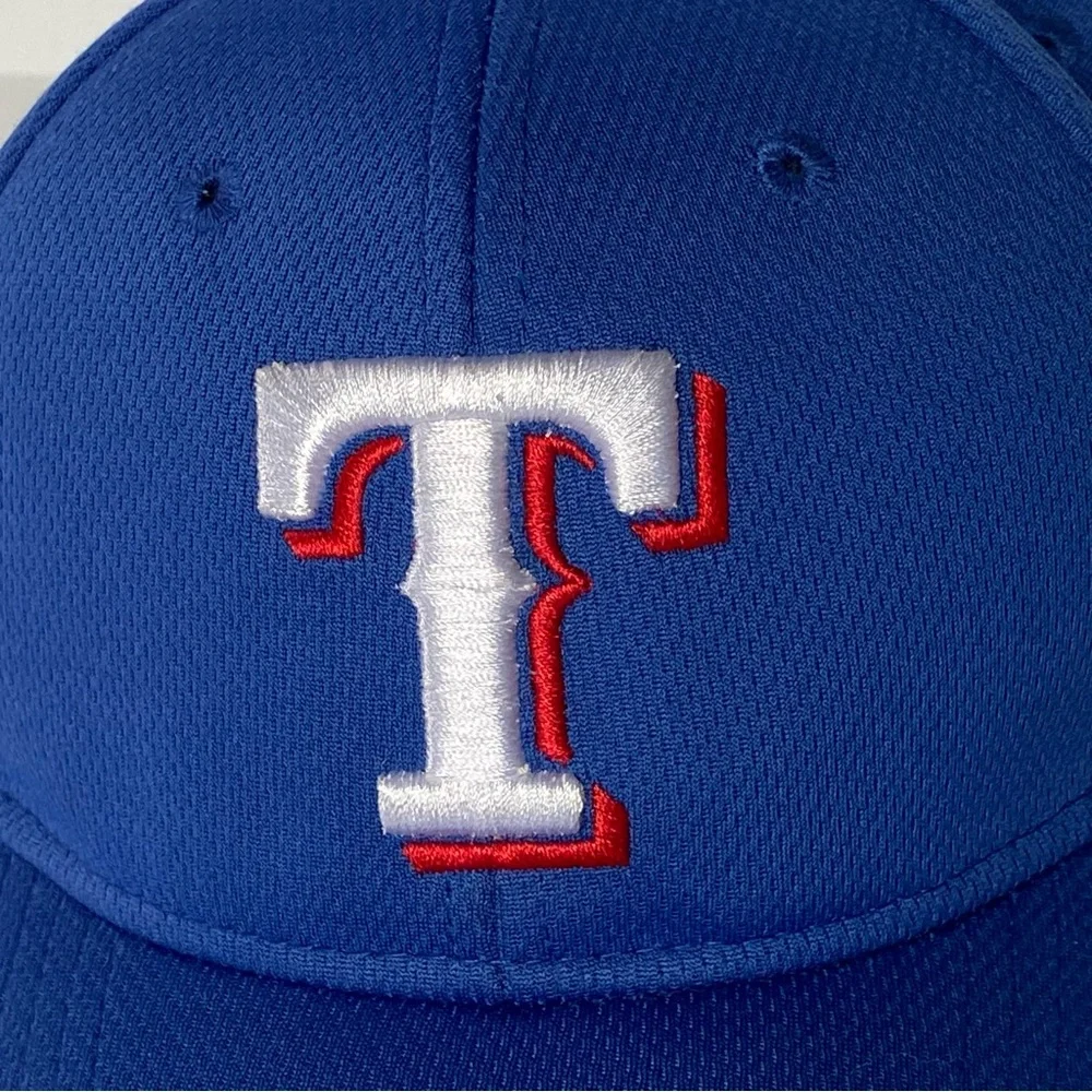 Texas Rangers Hat Youth Blue Baseball Team MLB Strapback OC Sports Kids EUC Boys
